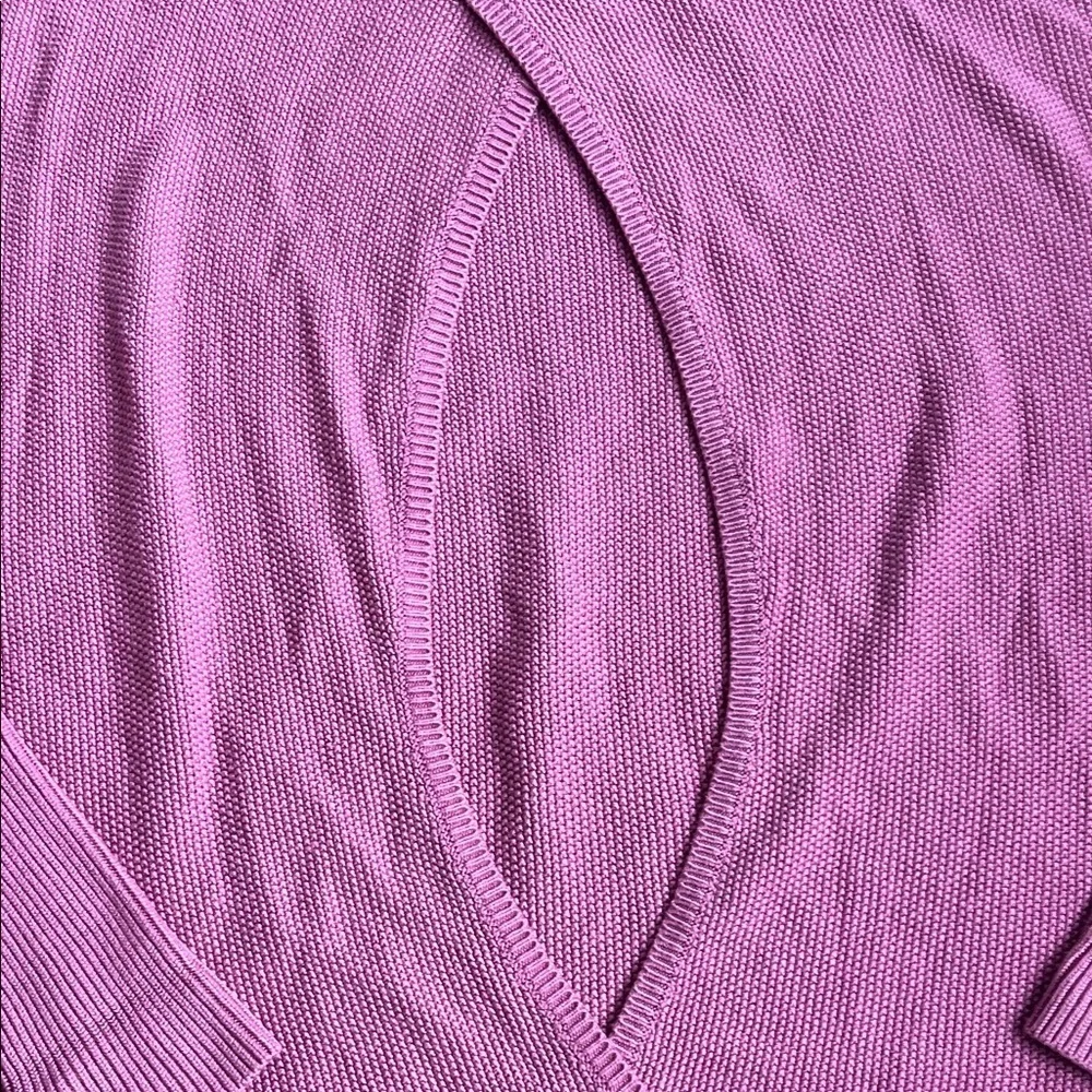 lululemon cashmere blend cashlu crossover pink open back sweater